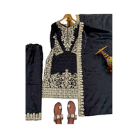 Nueva Colección de Diseñador GMY, Conjunto de Top y Dupatta de Seda con Bordado Pesado y Trabajo de Codificación, para Mujer, Ropa de Fiesta, Sin Arrugas