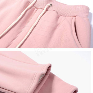 Pantalones de jogging negros informales para hombre Pantalones de chándal de lana activa de talla grande para ejercicio al aire libre - Product Image 6