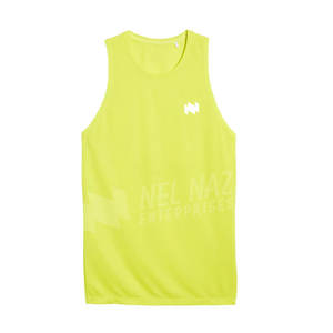 เสื้อกล้ามสำหรับผู้ชายเสื้อกล้ามออกกำลังกายผ้าระบายอากาศได้ดีดีไซน์เรียบ - Product Image 1