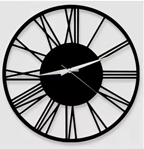 Reloj de pared decorativo elegante con marco de metal elegante Reloj clásico para ocasiones de boda Exhibición de agujas - Product Image 6