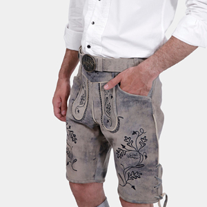 กางเกงขาสั้นสไตล์บาวาเรีย lederhosen Oktoberfest ดีไซน์วินเทจ6XL มีเอกลักษณ์ดีไซน์ล่าสุดราคาถูก - Product Image 4