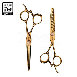 Juego de Tijeras de Peluquería Profesionales de Acero Inoxidable con Alto Contenido de Carbono, Ajustables, de 6 Pulgadas, Venta Caliente - Product Image 1