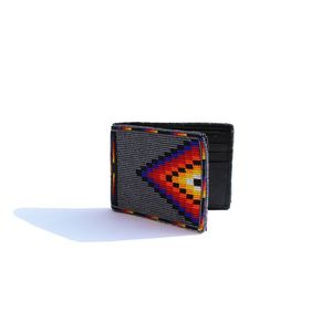 Tribal Handmade Seed Beads <b>Wallet</b> <b>with</b> <b>Zip</b> Closure Vibrant Color Seed Beads Handmade <b>Wallet</b> <b>with</b> Tassel - Product Image 3