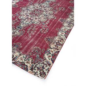 Alfombra de Lana Anudada a Mano de Gran Tamaño, Diseño de Medallón Rojo y Naranja, para Hogar y Sala de Estar, Alfombra Rectangular para Pasillo -Pae-2375 - Product Image 2