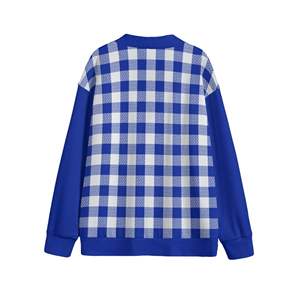 Hiver Phi Beta Sigma Cardigan tricoté décontracté en cachemire brodé avec bouton pour femmes - Product Image 2