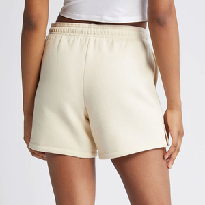 Short d'été grande taille pour femmes Short ample en coton blanc taille basse avec boutons pour femmes confortables - Product Image 6