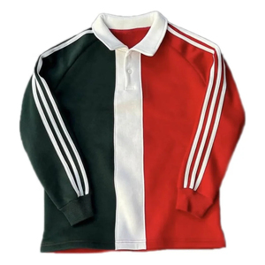 Chemises de rugby en polaire à manches longues à prix compétitif Evergreen, tendance, séchage rapide, 100% coton, service OEM - Product Image 2