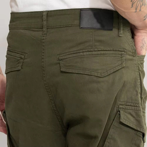 Nouvelle Arrivée Chaude : Pantalon Cargo Confortable pour Homme, Haute Qualité, 100% Polyester Respirant, Poches Brodéées, Style Lavé Coloré - Product Image 2