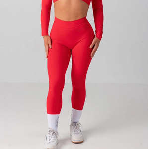 Nouveaux leggings de sport en nylon à taille haute pour la salle de sport, avec effet push-up, dos croisé en V, pour le yoga, 2026 - Product Image 3