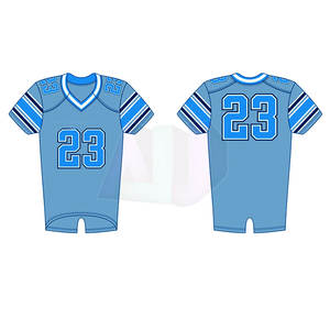 Vêtements d'équipe pour la performance athlétique, uniforme de football américain, respirant, manches courtes, conçu pour le confort et la stabilité - Product Image 4