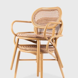 Sedia Moderna da Esterno per Patio e Giardino, Arredamento da Esterno, Sedia in Rattan Impermeabile per Uso Domestico e Commerciale - Product Image 5