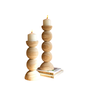 Superior Quality Wood Material <b>Candle</b> Stand Home Hotel Table Decorative Wooden <b>Candle</b> Holder for Christmas Wholesaler Price - Product Image 2