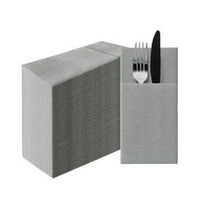 Serviettes en papier colorées Airlaid écologiques, 1 pli, format poche (40x40cm) |    Décoration de table élégante |   <span class=keywords><strong>HoReCa</strong></span> |   Occasions - Product Image 2