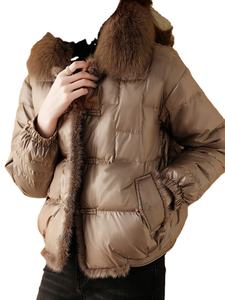 Chaquetas Acolchadas con Capucha para Mujer, Gruesas, Casuales, Ecológicas, Tejidas en Lona Teñida, Rellenas de Algodón, Transpirables, Hechas en Pakistán, con Capucha Desmontable - Product Image 6