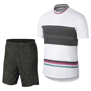 Tenue de tennis d'été personnalisée, respirante, écologique, à séchage rapide, ensemble chemise et short, nouvelle qualité supérieure, vente en gros, uniformes de tennis OEM - Product Image 4