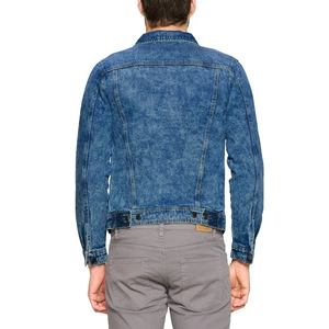 Vestes en jean coupe ajustée pour hommes de qualité supérieure col rabattu surdimensionné lavé BD Jeans pour l'hiver - Product Image 2