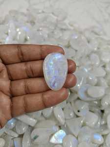 Natural Moonstone Gemstone Cabochons Authentic Cabochons <b>for</b> Jewelry Model Craft Flat Back High Grade <b>Decorative</b> <b>Crystal</b> Diamond - Product Image 5