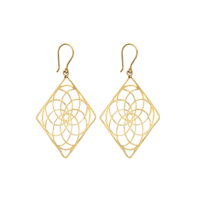 Pendiente de latón Alambre Hecho a mano Moda Joyería de latón Pendientes de mujer para mujer Accesorios Regalo Fiesta de oro - Product Image 2