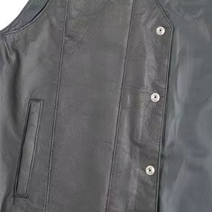 Gilet de motard en cuir personnalisé de haute qualité 100% authentique pour hommes, veste de moto pour l'hiver, vêtements d'extérieur en toile pour la chasse - Product Image 5