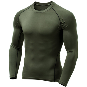 Camiseta Deportiva de Compresión para Hombre, de Alta Calidad, con Logotipo Personalizado, Transpirable, con Estampado por Sublimación, para Gimnasio y Entrenamiento - Product Image 6