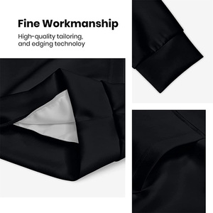 Conjunto de chándal con capucha de gran tamaño con impresión de logotipo personalizado perfecto para ropa de calle moda correr jogging gimnasio sesiones de entrenamiento - Product Image 5