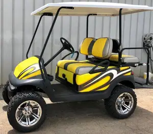 2024 new design 4 seater golf cart with gas or electric power