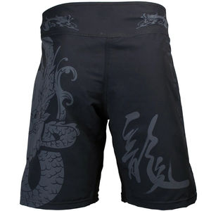 Pantalones cortos BJJ MMA de rendimiento elásticos en 4 direcciones con estampado personalizado OEM Jiu Jitsu Fighting MMA Grappling Short MMA Boxing Fight Shorts - Product Image 5