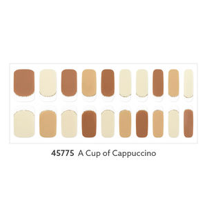 ShineB Best Selling Brown <b>French</b> Design 2D <b>Gel</b> Nail Stickers #45775 High Quality Easy Salon Fashion Item Made in Korea - Product Image 2