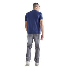 Nuevo Diseño de Última Moda: Camisetas Polo Transpirables para Hombre con Media Cremallera, Diseño de Paneles Personalizados, Manga Corta y Ajuste Ceñido - Product Image 3