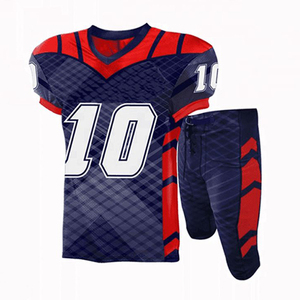 Custom American Football Uniform Set Premium Jersey and <b>Pants</b> Plus Size Quick Dry Anti-Bacterial 100% Polyester - Product Image 3