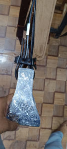 Selle de cheval de course occidentale anglaise de haute qualité en cuir véritable premium, faite à la main, durable, confortable, avec éléments en bois/plastique - Product Image 4