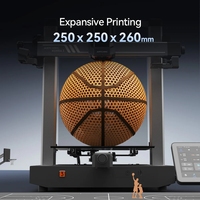 Untuk Printer 3D FDM Desktop Multicolor Anycubic KOBRA 3 Kecepatan Tinggi Maks 600mm/s Ukuran Cetak Besar 250*250*260mm PLA untuk Kedokteran Gigi