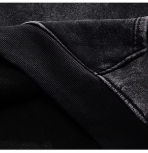 Nuevas Sudaderas de Manga Larga para Hombre, Unisex, 100% Algodón, Lavado Ácido, Peso Pesado, para Invierno - Servicio OEM Ecológico - Product Image 6