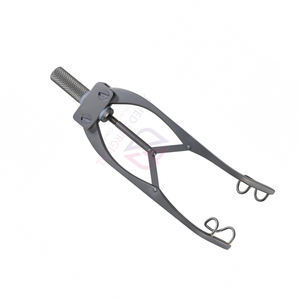 Espéculo Ocular Quirúrgico Manual Pequeño de Acero Inoxidable Reutilizable con Hojas Fenestradas Ajustables de 14 mm de Largo y 5 mm de Profundidad para Oftalmología - Product Image 3