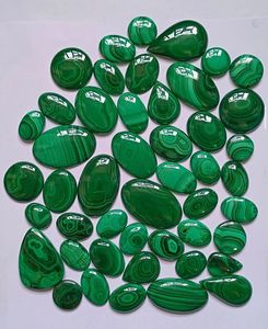 หินมาลาไคต์แจสเปอร์คริสตัลอัญมณีทรงหลวมสีเขียวที่น่าตื่นตาตื่นใจเกรด AAA สำหรับทำเครื่องประดับมาใหม่ - Product Image 1