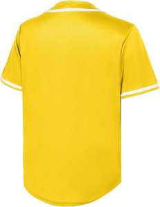 Chemise de baseball unisexe à boutons, style hip-hop, respirante, 100% polyester, pour le softball et les activités sportives - Product Image 2