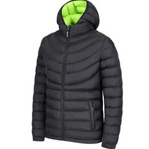 Veste en duvet d'hiver pour homme Hiphop à col montant grande taille en coton rembourré - Product Image 1