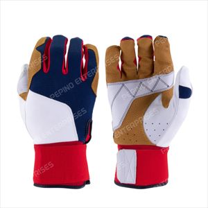 Gants de frappeur de baseball en cuir véritable Gant de batte pour jeunes adultes Gant de batte professionnel pour hommes et femmes Gant de softball sur mesure - Product Image 5