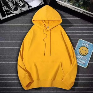 Nueva Sudadera con capucha de peso pesado, sudadera informal de manga larga para hombre, sudadera de Color sólido holgada que combina con todo a la moda para Otoño e Invierno - Product Image 1