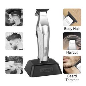 Tondeuse à cheveux professionnelle sans fil rechargeable par USB pour hommes, tondeuse de barbier à lames ultra-précises avec fonction de dégradé, idéale pour les hôtels - Product Image 2