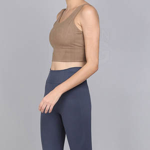 Meilleur prix femmes sur mesure Fitness soutien-gorge respirant entraînement vêtements de sport avec Logo avant grande taille Options nouveauté - Product Image 4