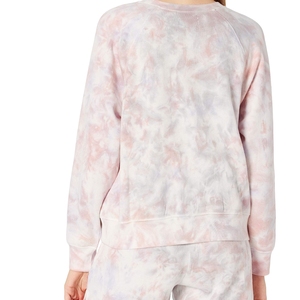 Jersey de cuello redondo tela de algodón Premium forro cepillado puños manga larga confiable Elección de moda diaria sudadera de mujer - Product Image 3