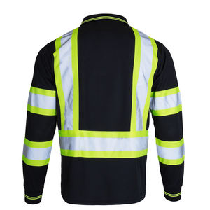 High Quality Men Hi VIs Safety Shirt design hot selling <b>top</b> trending reasonable rate breathable Men Hi VIs Safety Shirt - Product Image 6