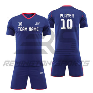 ชุดกีฬาฟุตบอลชุดฝึกและพิมพ์ลายโลโก้ได้ตามต้องการชุดกีฬาดีไซน์ล่าสุด - Product Image 1