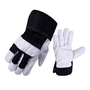 Guantes DE TRABAJO DE SEGURIDAD DE CUERO antideslizante de cuero de nuevo estilo con protección antideslizante Precio razonable Fabricación - Product Image 5
