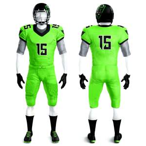 Uniforme d'équipe de sport personnalisé Uniforme de football américain Maillots de football américain rembourrés et pantalon de football sergé à sublimation - Product Image 1