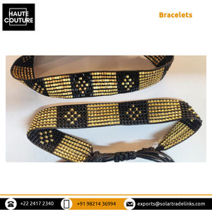 Pulseras de mujer ajustables Miyuki con cuentas de corte cuadrado hechas a mano, joyería de moda informal más vendida a la venta - Product Image 3