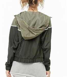 Logo personnalisé de haute qualité femmes coupe-vent veste en nylon décontracté femmes coupe-vent caractéristique pour adultes - Product Image 6