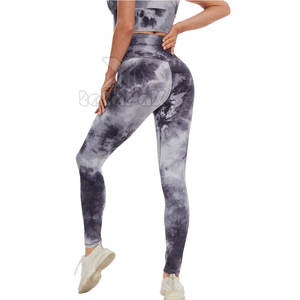 Ensemble de yoga écologique pour femmes, taille haute élastique, respirant, séchage rapide, couleur unie, vêtements décontractés pour l'entraînement, la gym et le fitness - Product Image 3