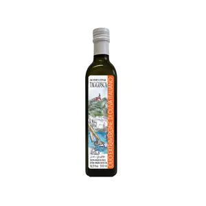 High Quality Made In Italy Extra Virgin Olive Oil Monovarietal Taggiasca Variety 500ml For Cold Dressing